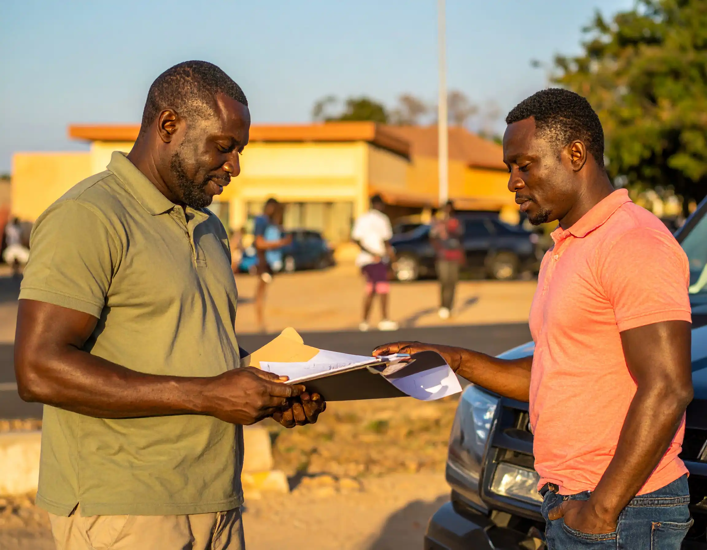 Dealer closing a deal